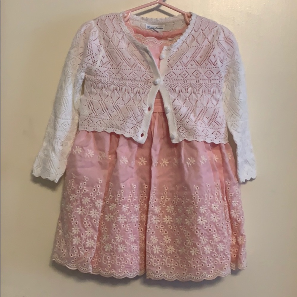 Ralph Lauren Dress, sweater and Gap tights
